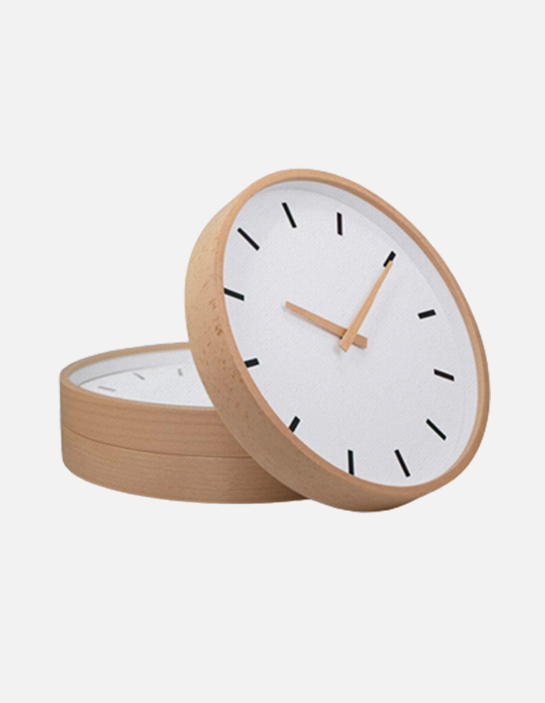 Wooden Round Clock
